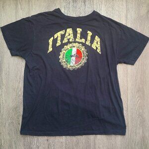 black Italia shirt from Italy, size 2XL